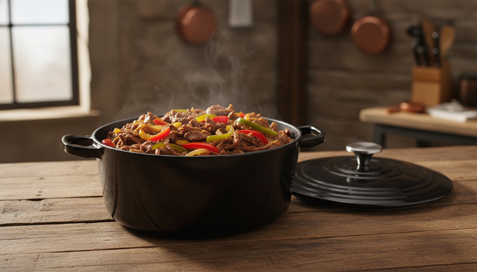 Carne Louca na Caçarola de Ferro Fundido: Textura Desfiada Perfeita